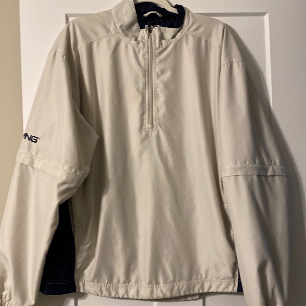 Ping Collection‎ Microfiber Golf Pullover  with removable sleeves Men’s Large